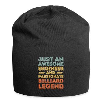 Ingenieur Billard retro - Jersey-Beanie - Schwarz - Vorne