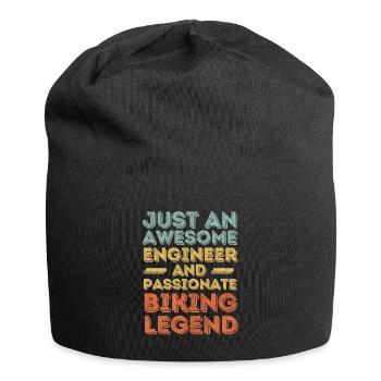 Engineer cycling retro - Jersey Beanie - black - Front