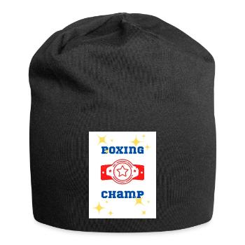 Boxen Champ - Jersey-Beanie - Schwarz - Vorne