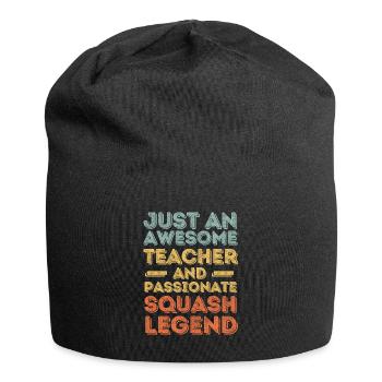 Teacher Squash retro - Jersey Beanie - black - Front