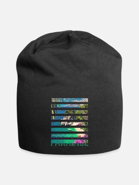 Kroatien Kroatien Hrvatska Kroatien Kroaten Paradies - Jersey-Beanie - Schwarz