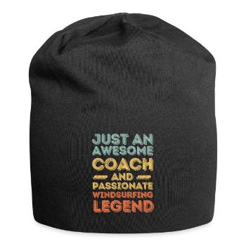 Trainer Windsurfing retro - Jersey Beanie - black - Front