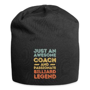 Trainer Billiards retro - Jersey Beanie - black - Front