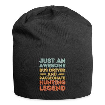 Bus drivers chase retro - Jersey Beanie - black - Front