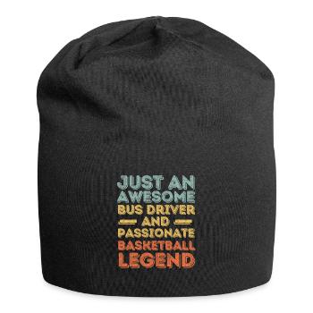 Bus driver basketball retro - Jersey Beanie - black - Front