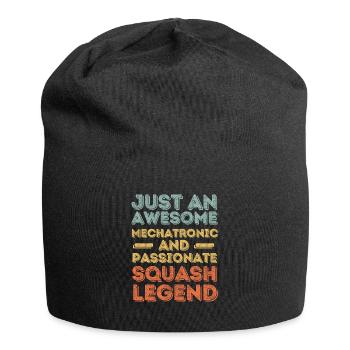 Mechatronics Squash retro - Jersey Beanie - black - Front