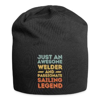 Welder sails retro - Jersey Beanie - black - Front