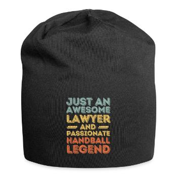 Lawyer Handball retro - Jersey Beanie - black - Front