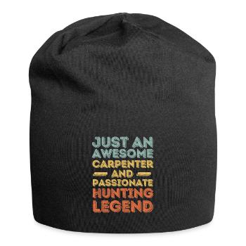 Carpenter hunting retro - Jersey Beanie - black - Front
