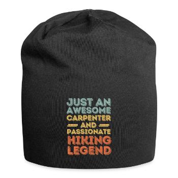 Zimmermann hiking retro - Jersey Beanie - black - Front