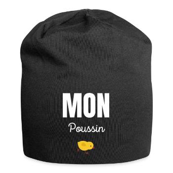 mon poussin - Bonnet en jersey - noir - Devant