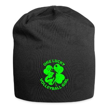 Volleyball Trèfle de la Saint-Patrick - Bonnet en jersey - noir - Devant