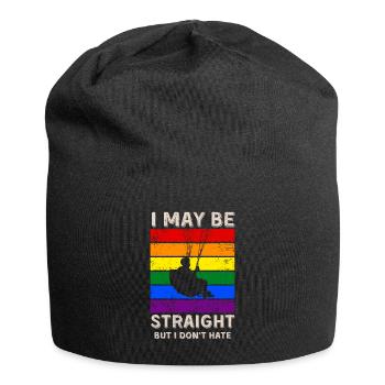 Droits LGBT en parapente - Bonnet en jersey - noir - Devant