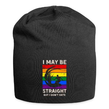 Surfer sur les droits LGBT - Bonnet en jersey - noir - Devant
