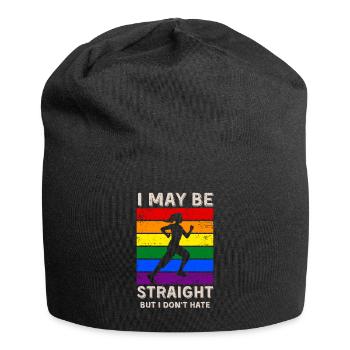 Running LGBT Rights - Jersey Beanie - black - Front