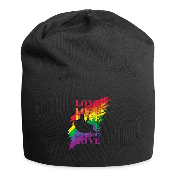 Parapente LGBT Pride - Bonnet en jersey - noir - Devant