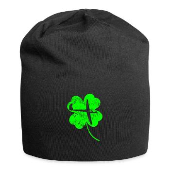 Vol à voile trèfle de la Saint-Patrick - Bonnet en jersey - noir - Devant