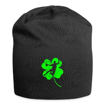 Handball Trèfle de la Saint-Patrick - Bonnet en jersey - noir - Devant