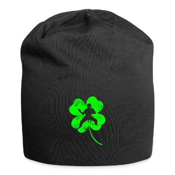 Karaté Trèfle de la Saint-Patrick - Bonnet en jersey - noir - Devant