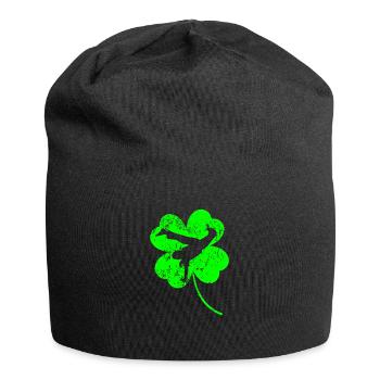 Trèfle de la Saint-Patrick de la Capoeira - Bonnet en jersey - noir - Devant