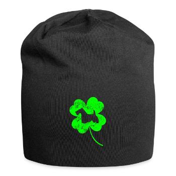 Scottish-terrier St.Patrick's day Shamrock - Jersey-Beanie - Schwarz - Vorne