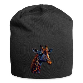 BELLE GIRAFE - SAVANE - Bonnet en jersey - noir - Devant