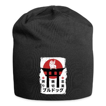 Kanji Bulldog Japon - Bonnet en jersey - noir - Devant
