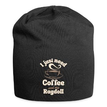 Kaffee Ragdoll Liebhaber - Jersey-Beanie - Schwarz - Vorne