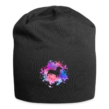 Dackel hundeliebhaber - Jersey-Beanie - Schwarz - Vorne