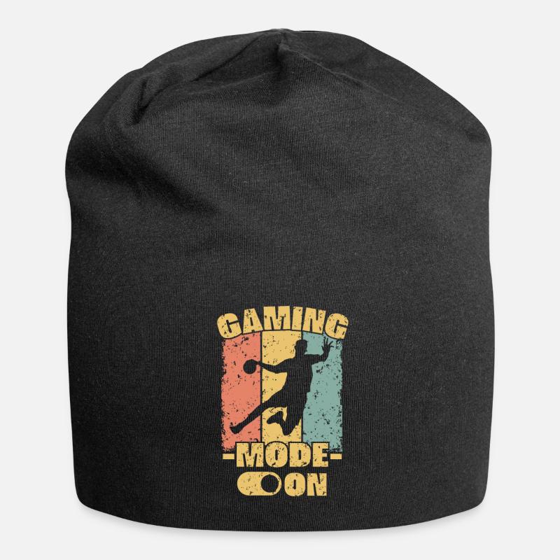 Handball retro - Jersey-Beanie - Schwarz