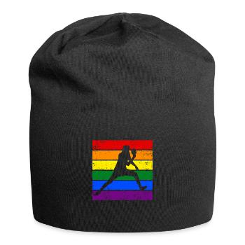 Tischtennis LGBTQ - Jersey-Beanie - Schwarz - Vorne