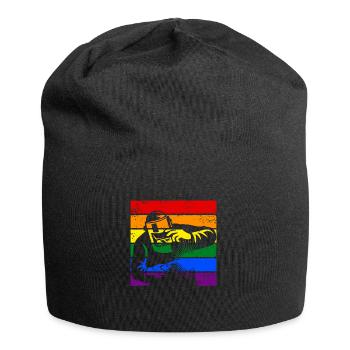 Schweißen LGBTQ - Jersey-Beanie - Schwarz - Vorne