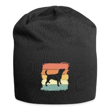 Beagle retro - Jersey Beanie - black - Front