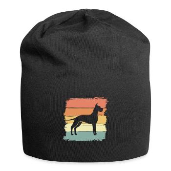 Great-dane retro - Jersey Beanie - black - Front