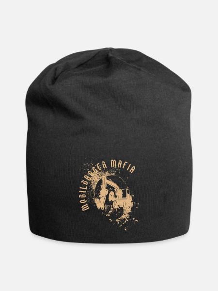 Mobilbagger Mafia Totenkopf - Jersey-Beanie - Schwarz