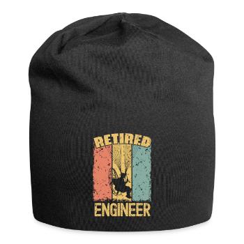 Paramotoring retired engineer - Jersey Beanie - black - Front