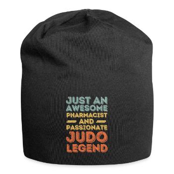 Pharmacist Judo legend retro - Jersey Beanie - black - Front