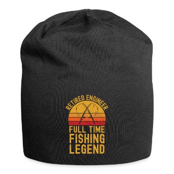 Retired engineer fishing legend - Jersey Beanie - black - Front