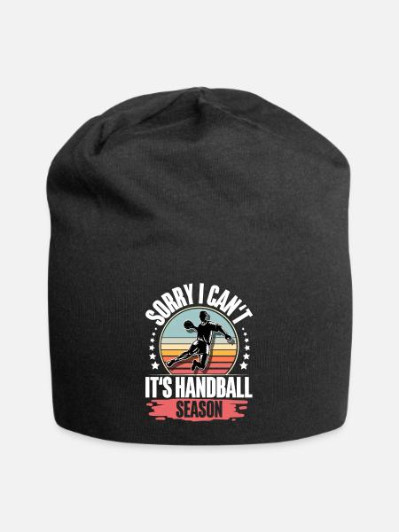 Handball Handballer - Jersey-Beanie - Schwarz