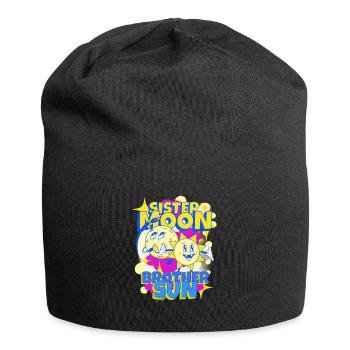 Sister Moon Brother Sun - Jersey Beanie - black - Front