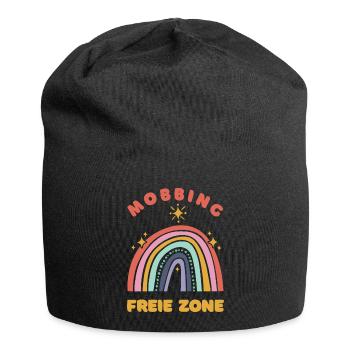Mobbing-freie Zone - Jersey-Beanie - Schwarz - Vorne