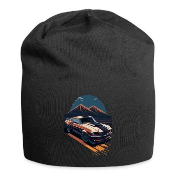 Muscle Car Power - Jersey-Beanie - Schwarz - Vorne