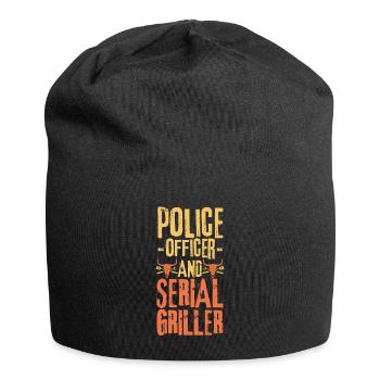 Polizist und Seriengriller - Jersey-Beanie - Schwarz - Vorne