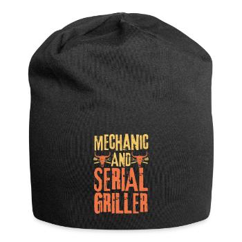 Mechaniker und Seriengriller - Jersey-Beanie - Schwarz - Vorne