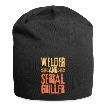 Schweißer und Seriengriller - Jersey-Beanie - Schwarz - Vorne