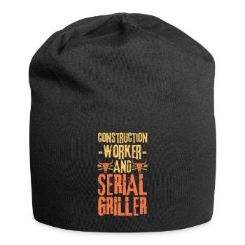 Construction-worker and Serial Griller - Jersey Beanie - black - Front