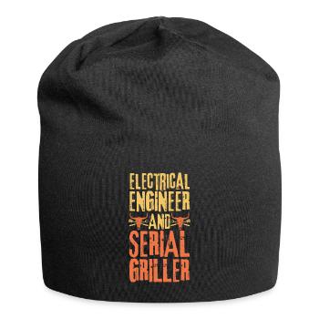 Electrical-engineer and Serial Griller - Jersey Beanie - black - Front