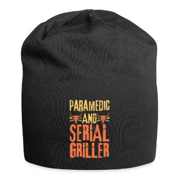 Sanitäter und Seriengriller - Jersey-Beanie - Schwarz - Vorne