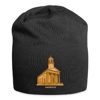 Ansbach, St. Ludwig's Church, Middle Franconia, Bavaria - Jersey Beanie - black - Front