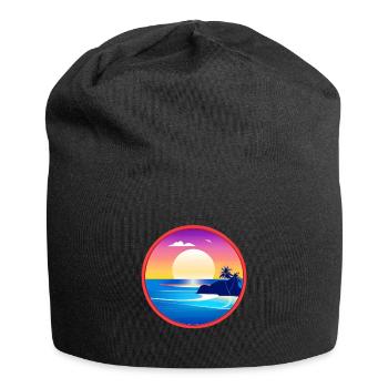 Paradise island - Jersey Beanie - black - Front